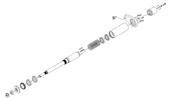 Picture of Vārpstas komplekts, horizontālā 300mm 50xD115mm SP