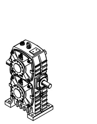 Picture of 0744B Gearbox (type:135, ratio 10:1) SuperThundermac