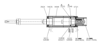 Picture of 0186LS HORIZONTAL SPINDLE 9"X50*115 COMPACT